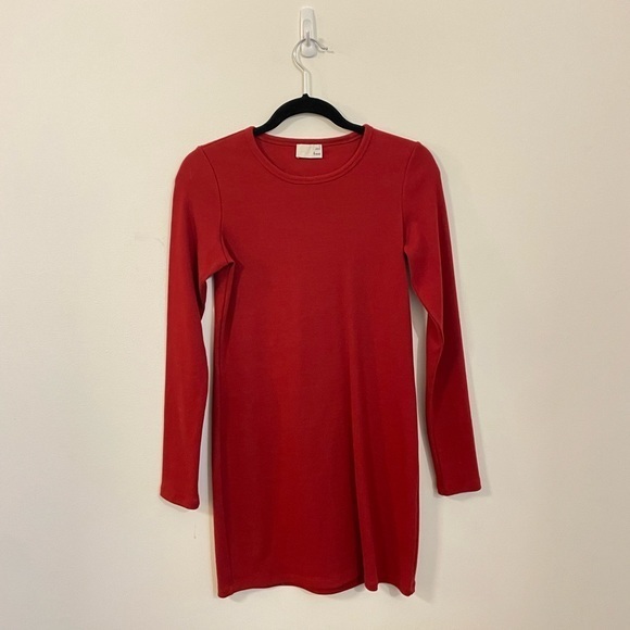 Aritzia Wilfred‎ Free Fleure Dress in Reddish - Picture 3 of 5